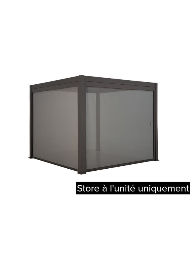 Hesperide Evora Bioclimatic Texaline Pergola Awning Graphite 4 m 205404 - Image 2